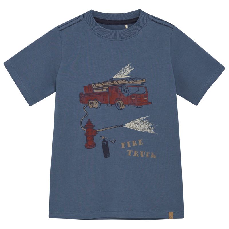 Minymo Boys SS Fire Truck Tee 134000-7337
