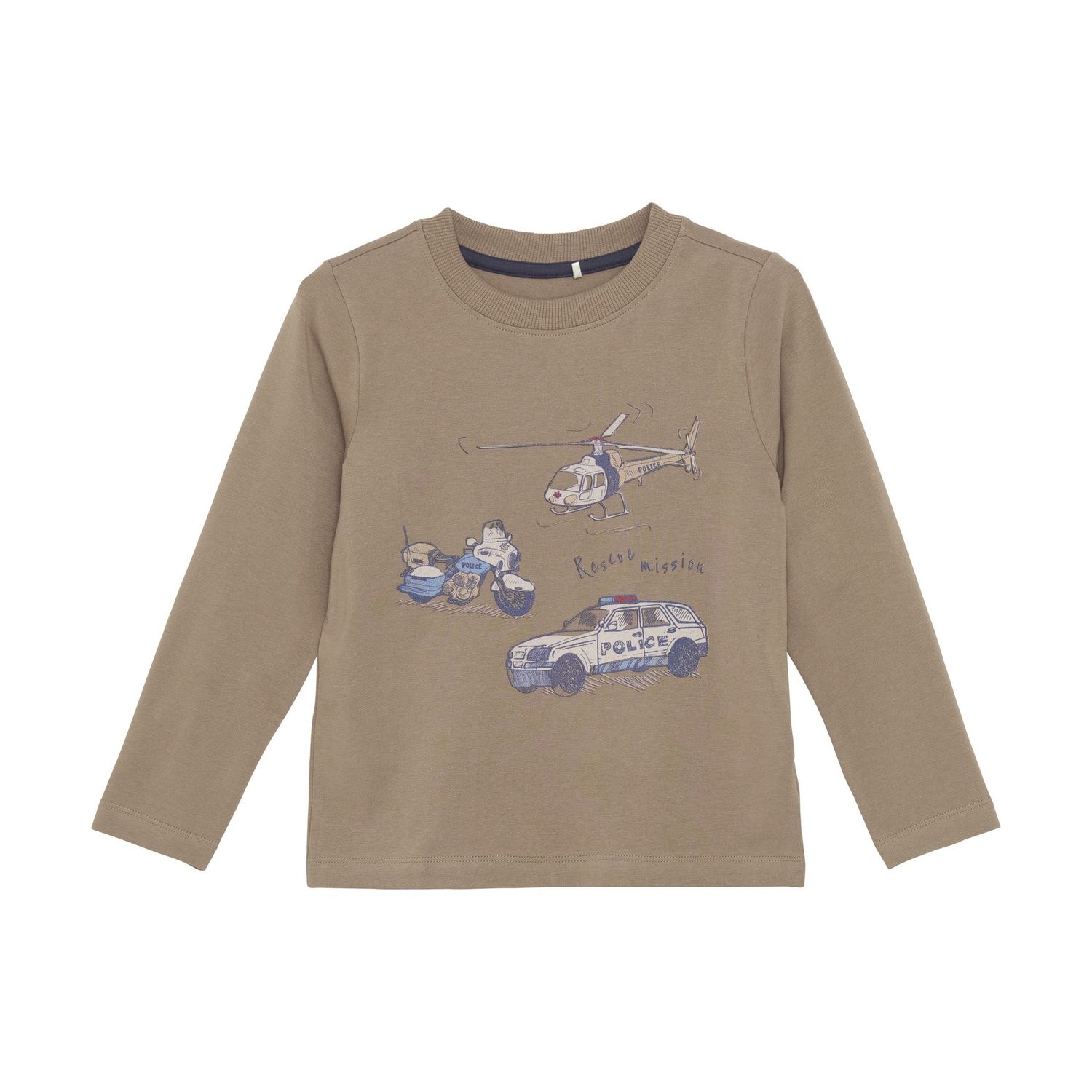 Minymo Rescue Mission LS Shirt 134001-9017, Size: 2