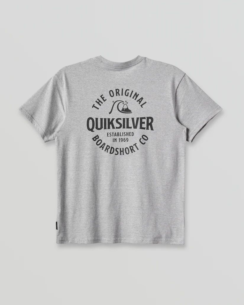 Quiksilver Boys OG Locked Up SS / Grey Heather
