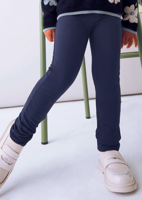 Girls Navy Fleece Trousers  - 511