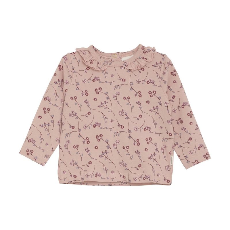 Minymo Floral Print LS Shirt 114061-5240