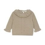 Minymo Ruffle Collar Knit Sweater 114070-2055