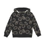 Minymo Emoji Print Hoodie 134043-1061, Size: 2