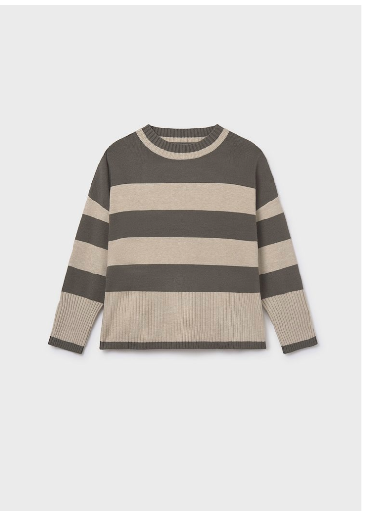 Green Stripes Sweater - 7311