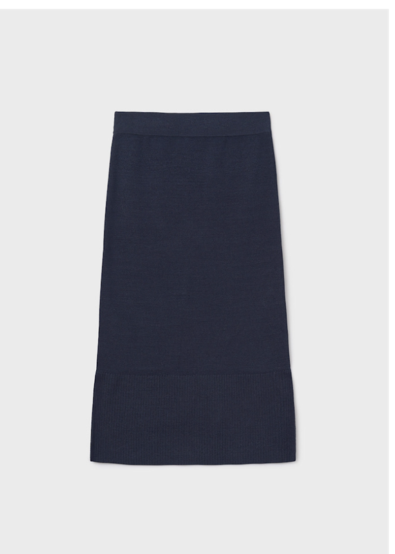 Blue Midi Skirt - 7904