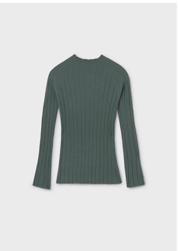 Knit Green Mockneck- 7015
