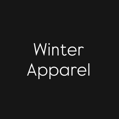 Winter Apparel