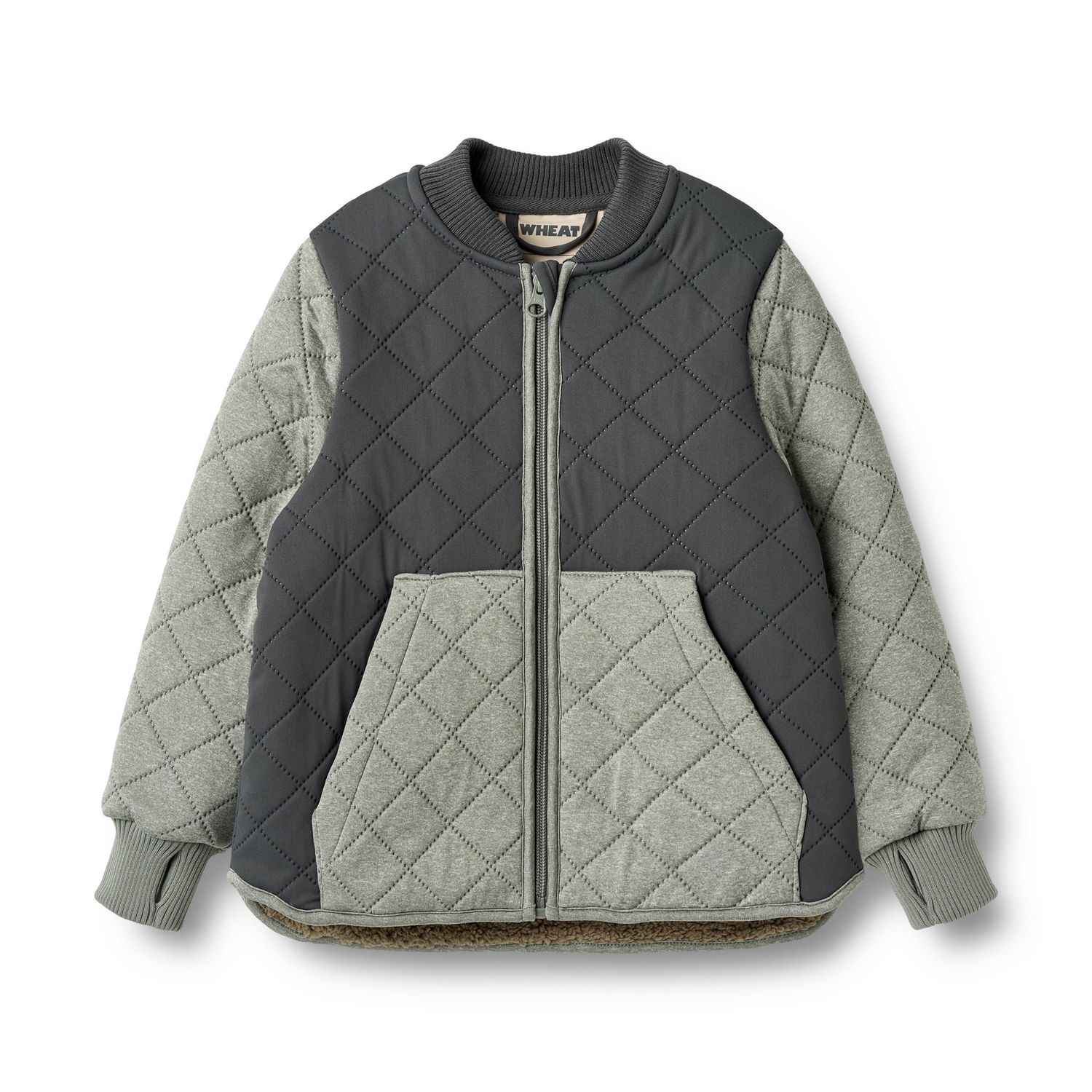 Wheat Thermo Jacket Wulf In Thunder Melange, Size: 3y