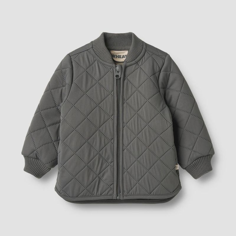 Wheat Infant Thermo Jacket Loui In Black Sea