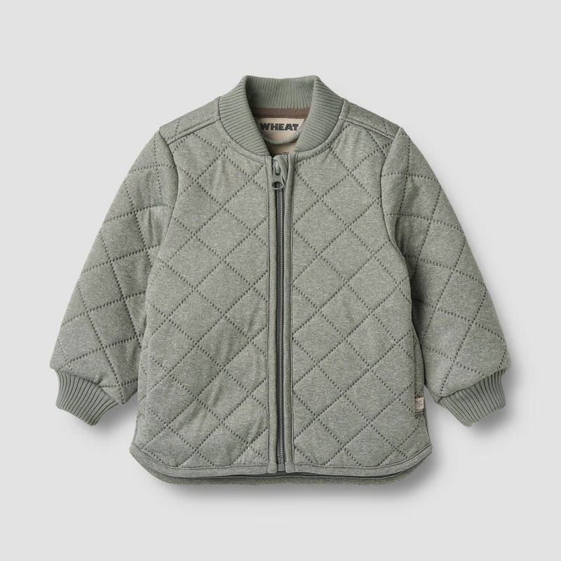 Wheat Infant Thermo Jacket Loui In Thunder Melange