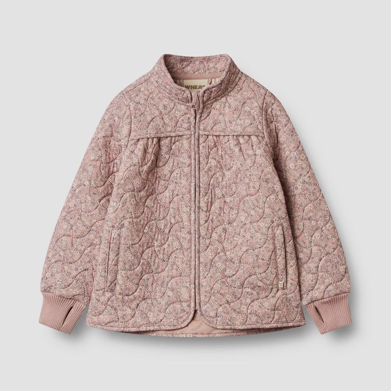 Wheat Thermo Jacket Thilde In Powder Flower Meadow