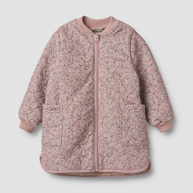 Wheat Thermo Jacket Helga In Soft Lavender Flowers