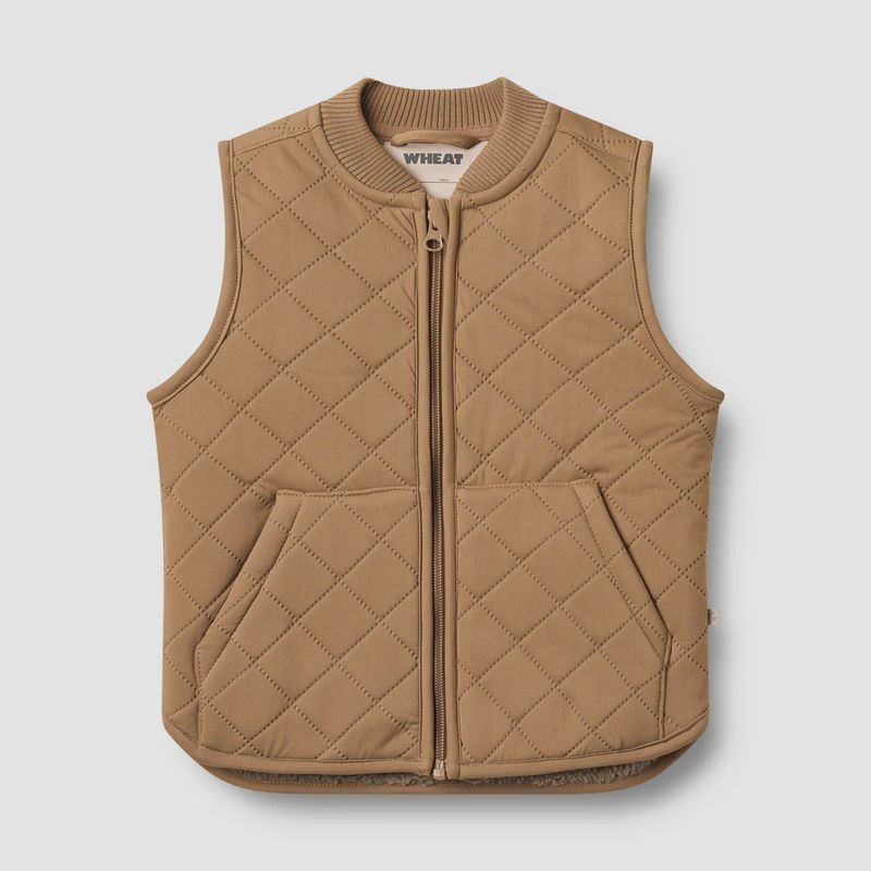 Wheat Thermo Gilet Eden In Hazel