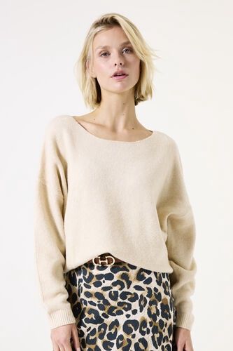 Garcia Women’s Wide Neck Sweater in Whitecap