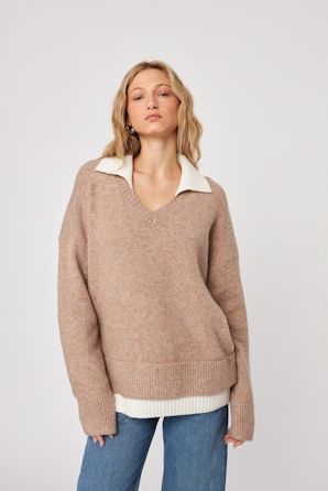John &amp; Jenn Sage Sweater in Hazelwood, Size: XS