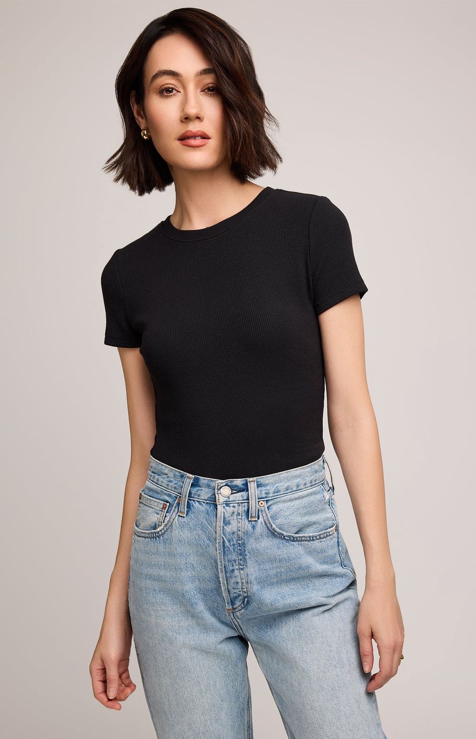 GF Tate T-Shirt in Black, Size: XS