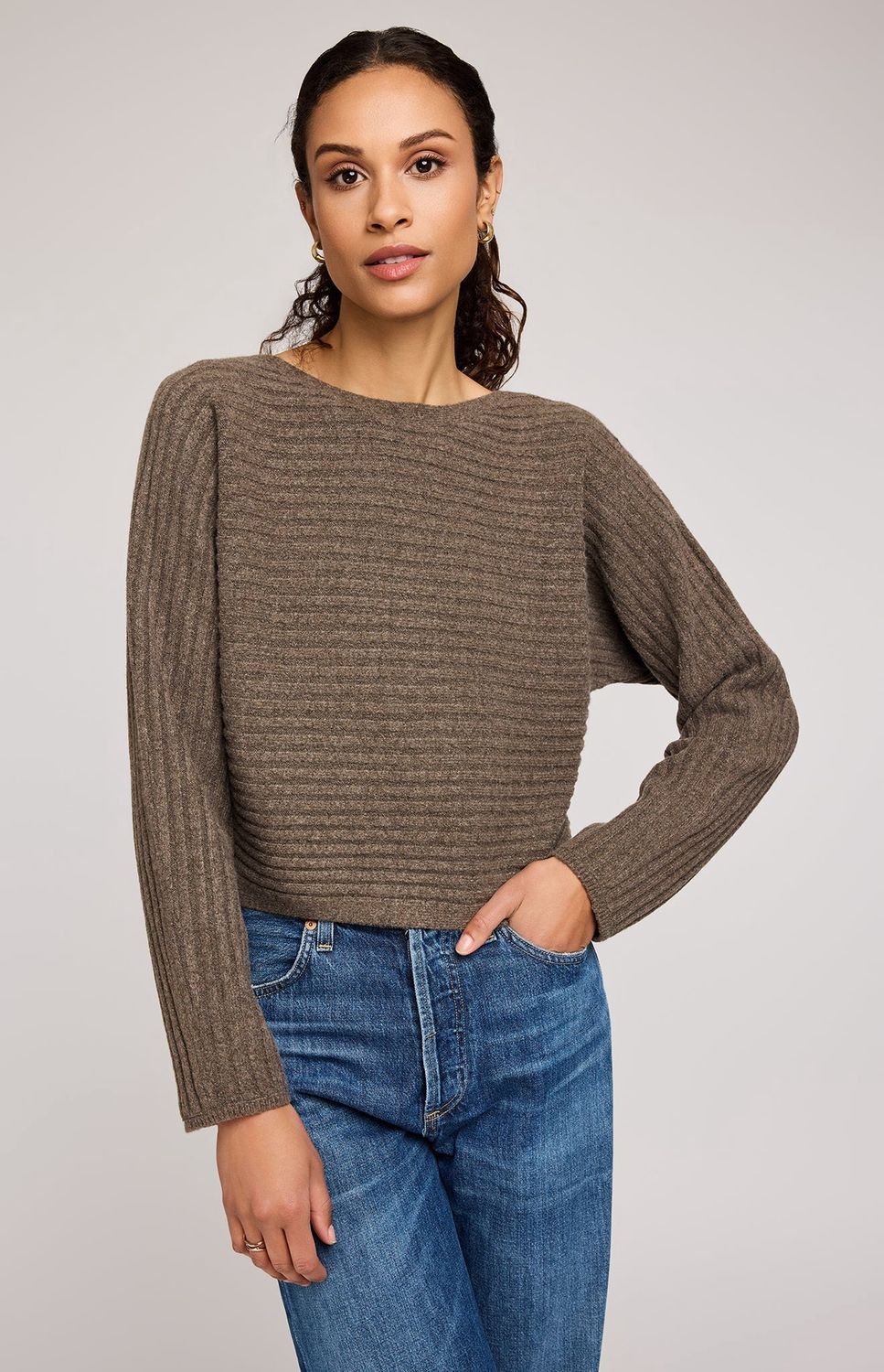 GF Niko Pullover Sweater in Heather Umber, Size: XS