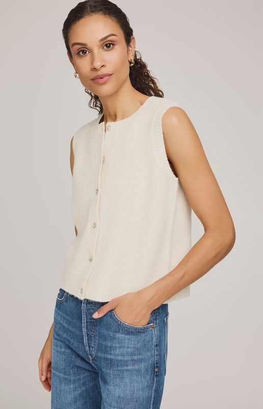 GF Winnie Vest in Cream