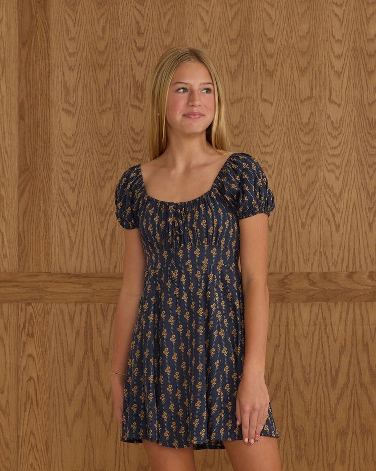 Rylee + Cru Teen Ivy Dress in Vintage Bloom, Size: 10