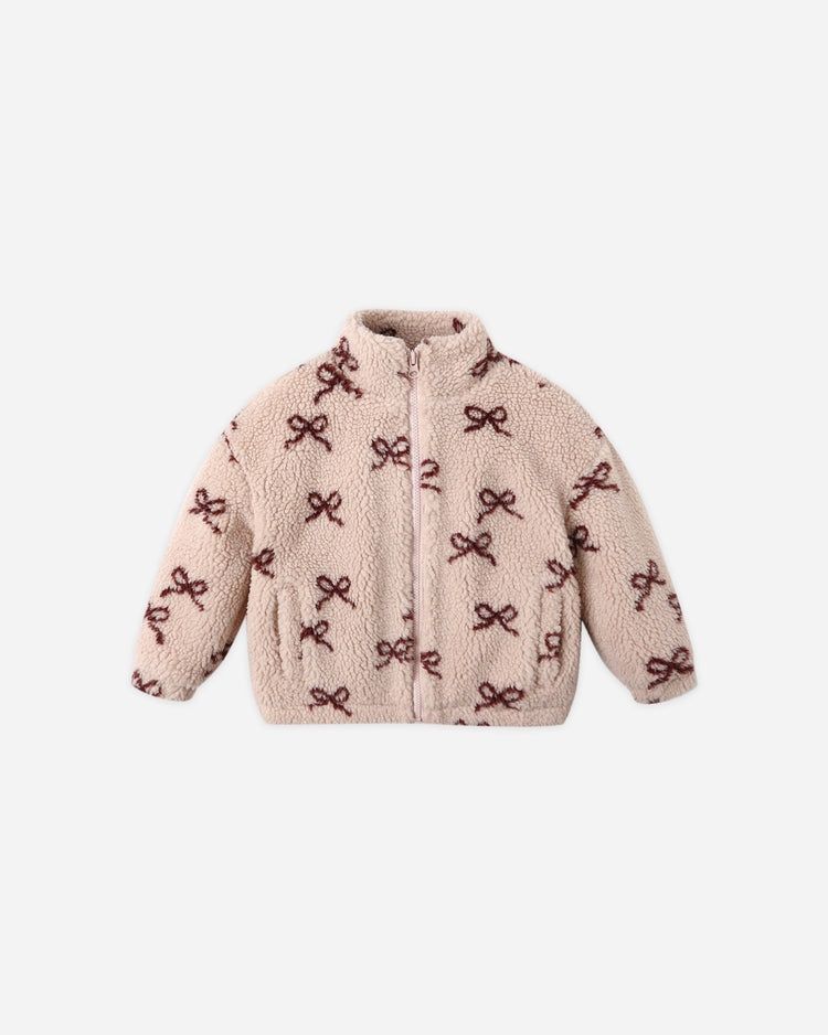 Rylee + Cru Coco Jacket in Bows, Size: 2-3y