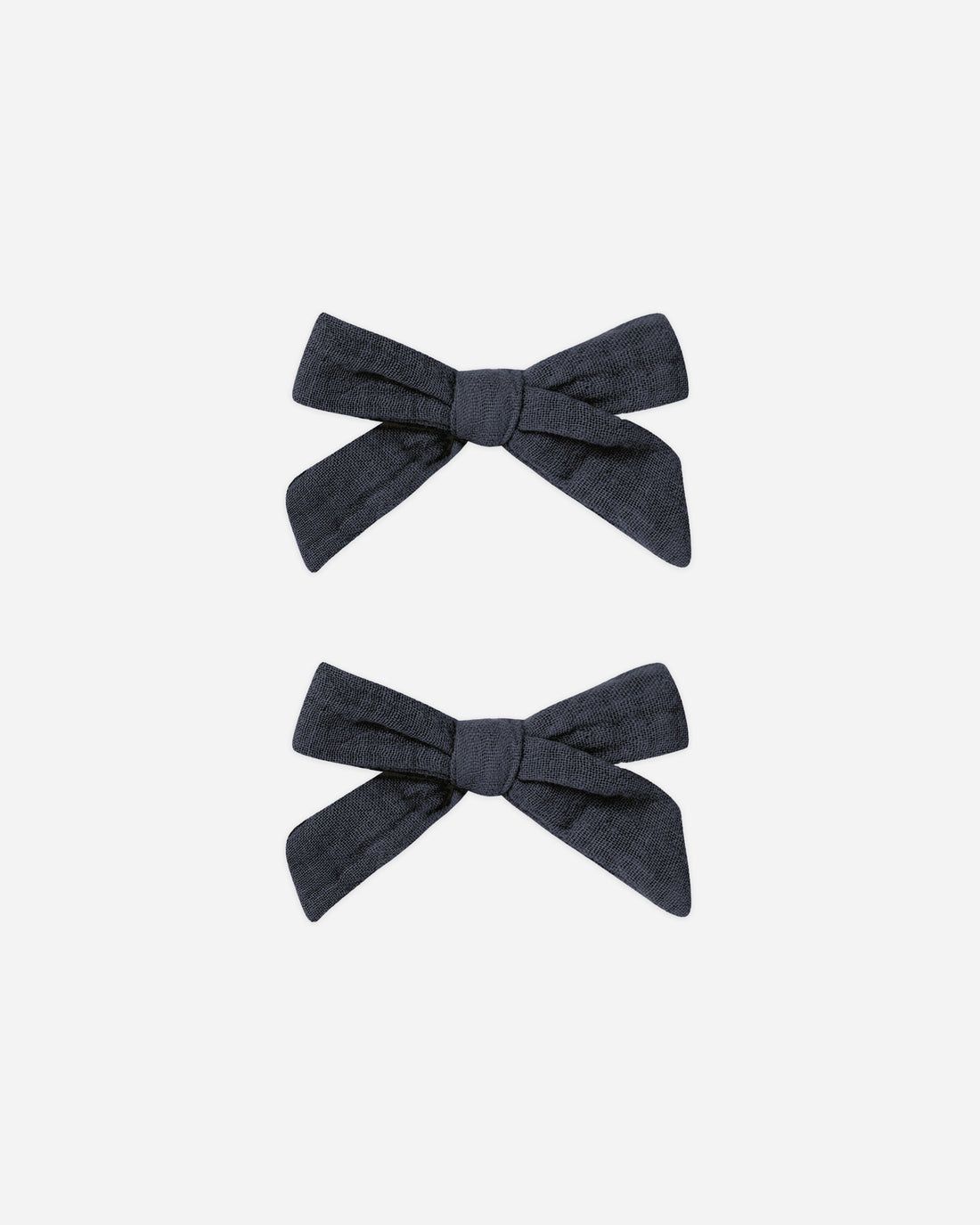 Rylee + Cru Bows, Set Of 2 in Navy