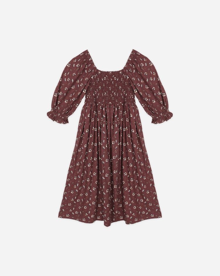 Rylee + Cru Adelaide Dress in Harvest Berry, Size: 2-3y