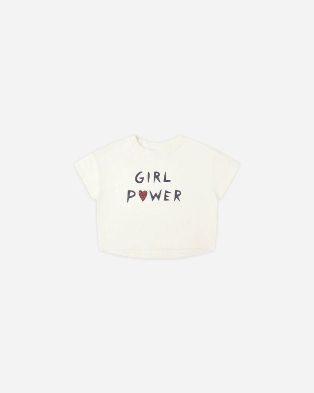 Rylee + Cru Boxy Tee in Girl Power