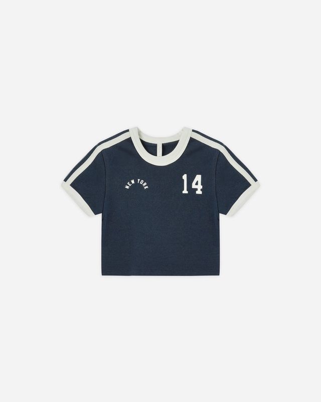Rylee + Cru Baby Tee in Navy