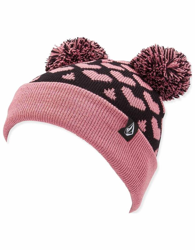 Volcom Stone Pom Beanie in Black