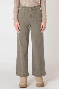 Room 34 Straight Leg Pant in Army Green