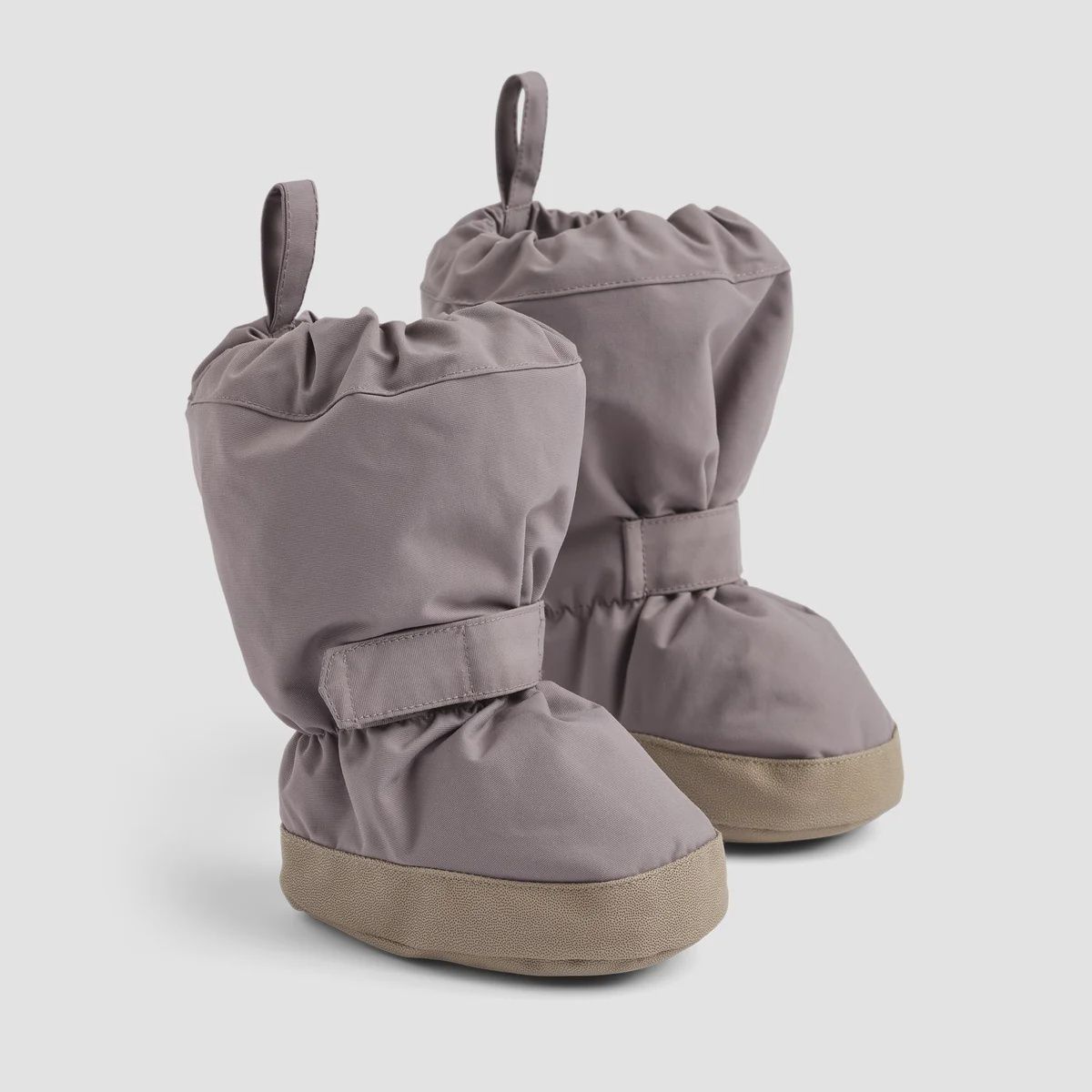 Wheat Outerwear Booties in Purple Stone, Size: S (6-12m)
