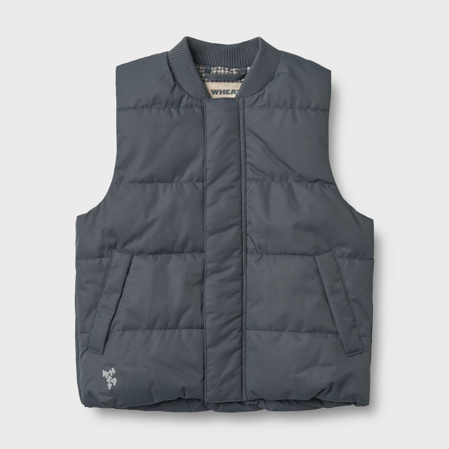 Wheat Puffer Vest Lakas in Ink, Size: 2y
