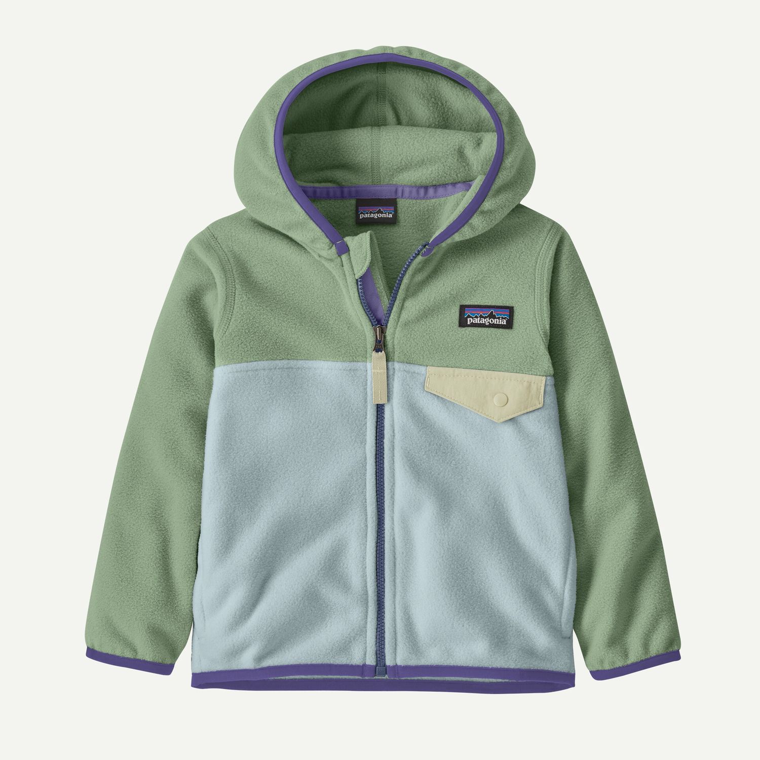 Baby Micro D Snap-T Jacket in Virtually Blue, Size: 3-6m