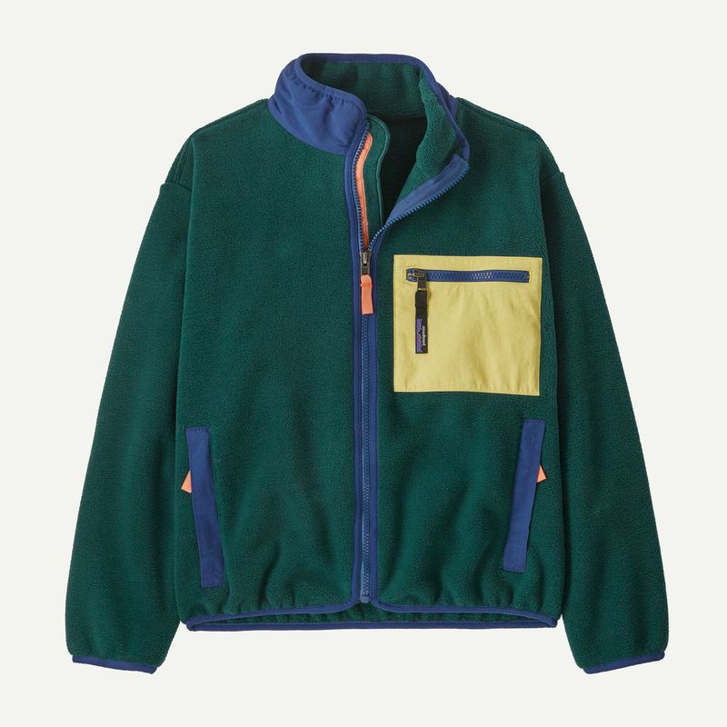 Kids’ Synchilla Fleece Jacket in Cascade Green