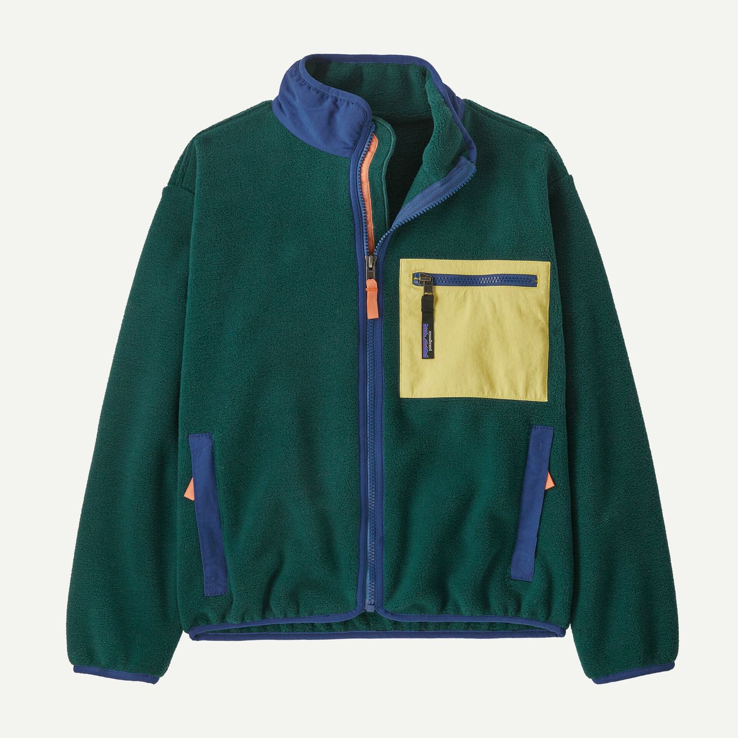 Kids’ Synchilla Fleece Jacket in Cascade Green, Size: XS (5-6)