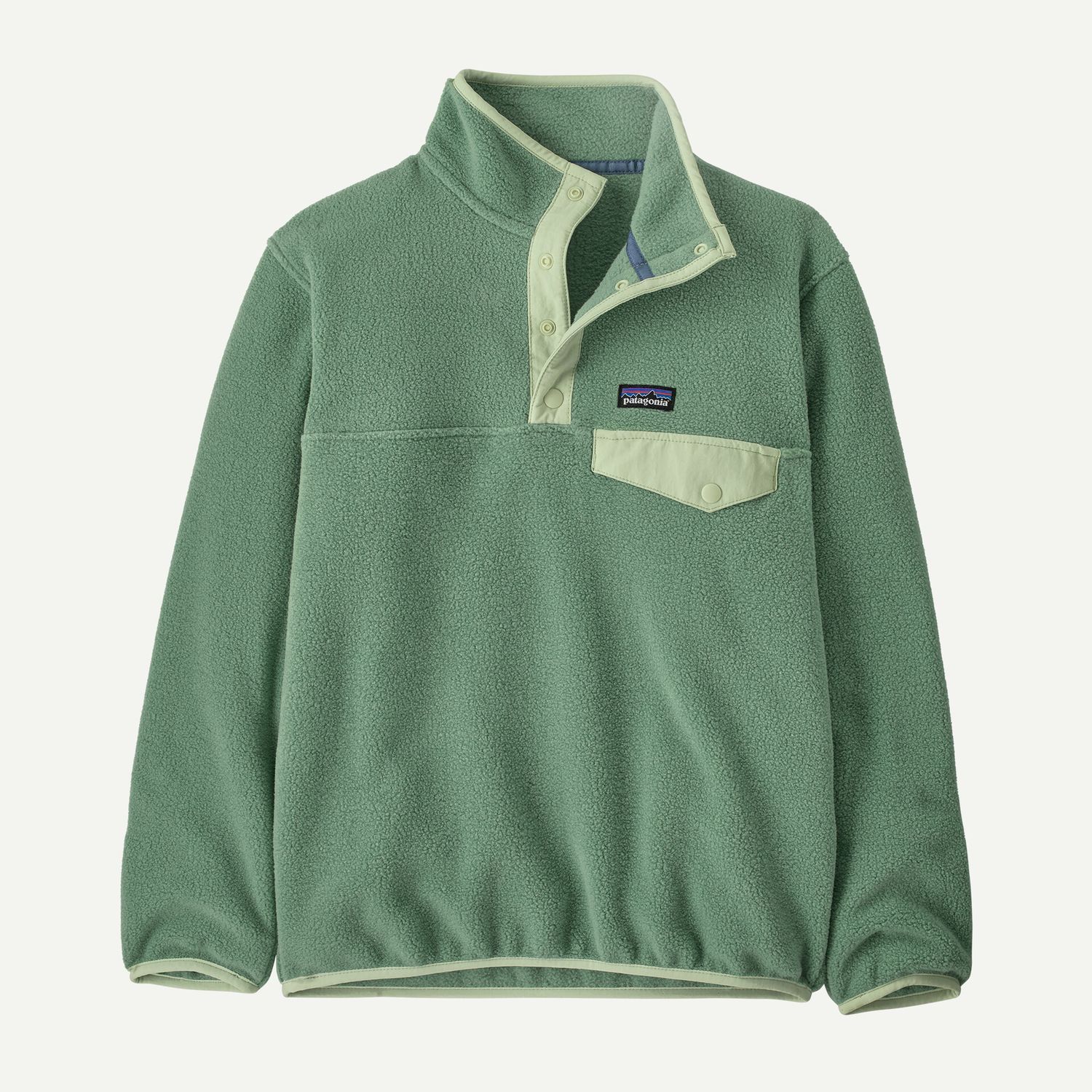 K’s LW Synchilla Snap-T Pullover in Ellwood Green, Size: XS