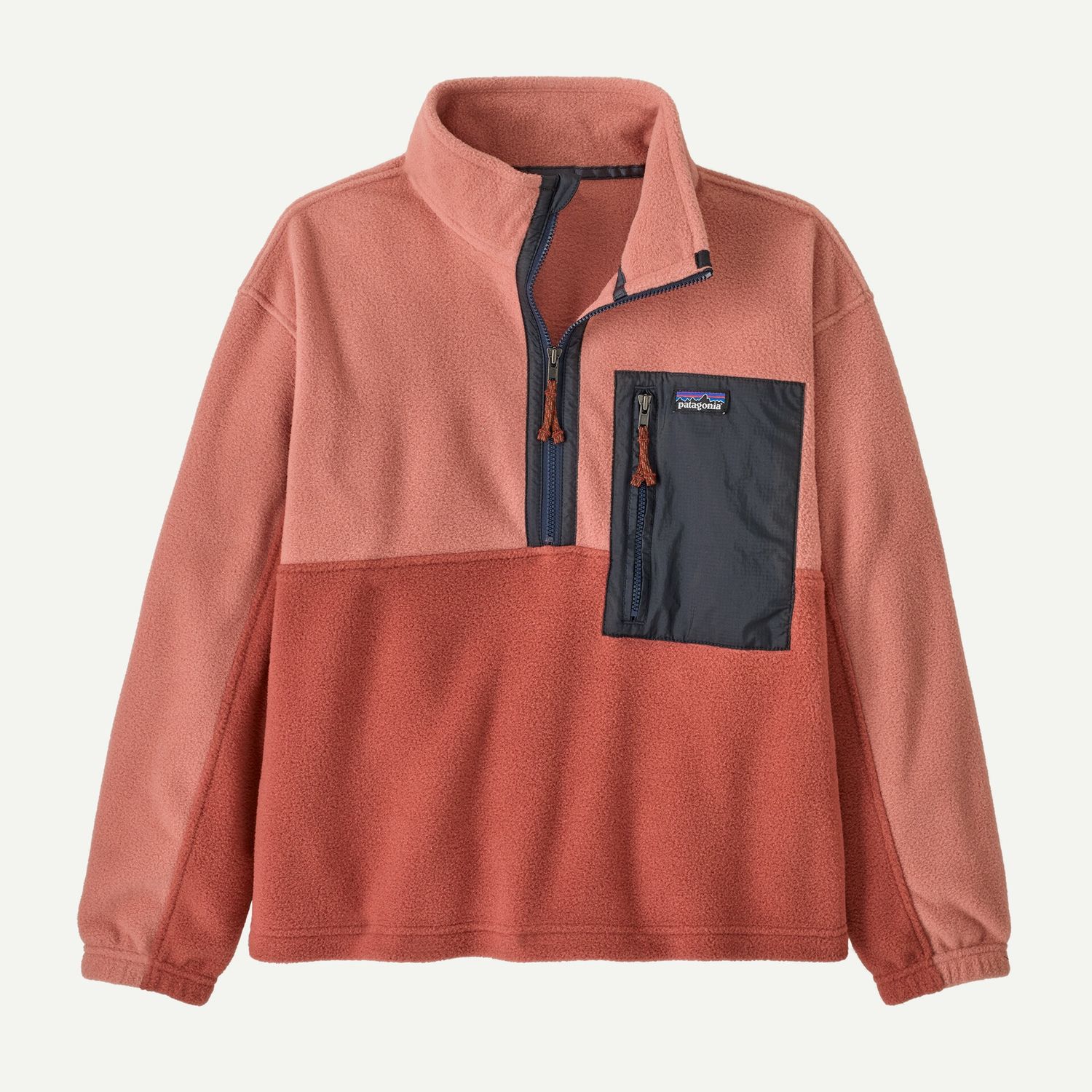 K&#39;s Microdini 1/2 Zip Pullover in Potters Red, Size: XS
