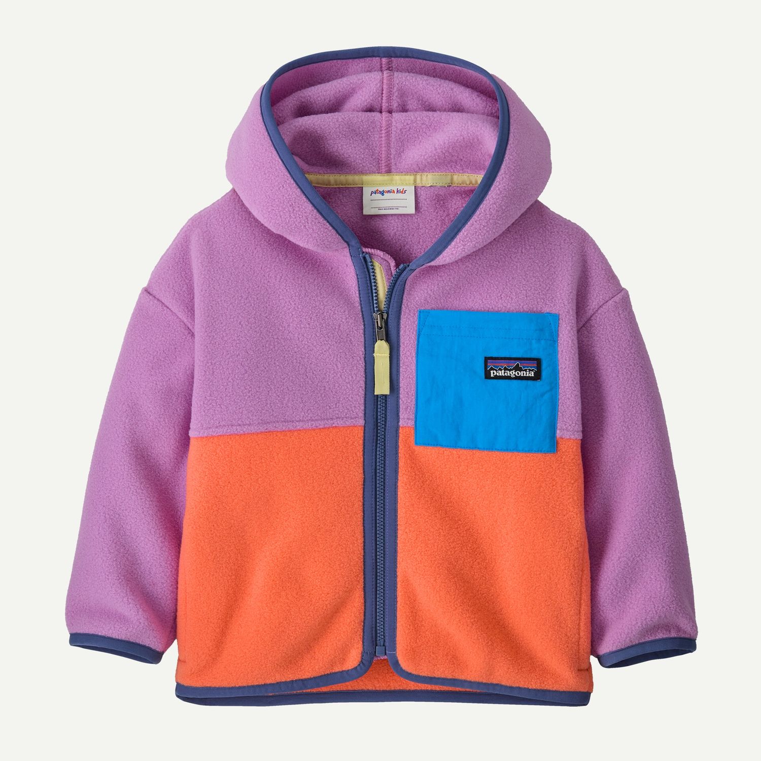 Baby Synchilla Fleece Hoody in Brisk Purple, Size: 3-6m