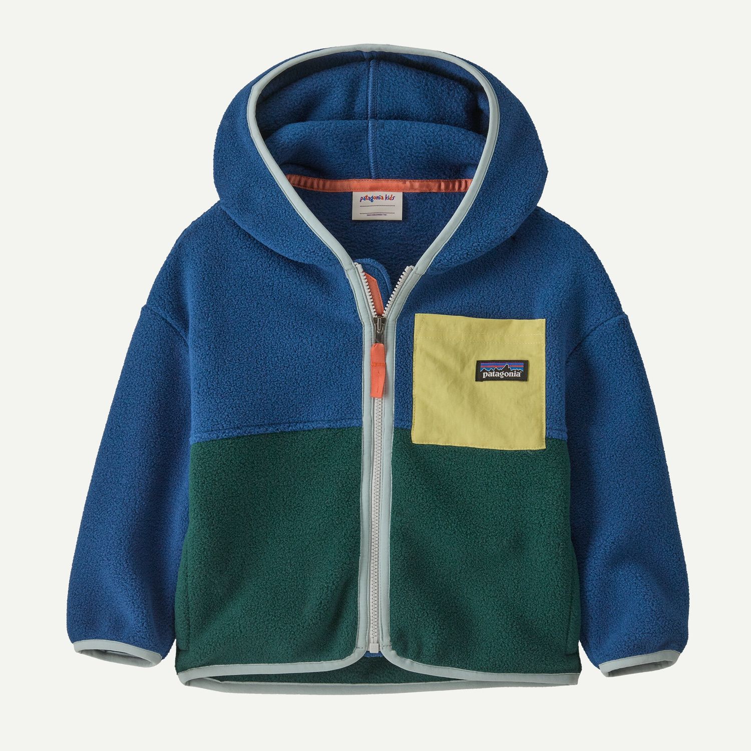 Baby Synchilla Fleece Hoody in Cement Blue, Size: 3-6m