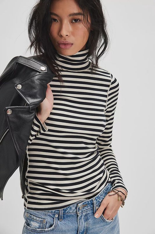 Free People/Good Good Turtle Stripe/Black Combo