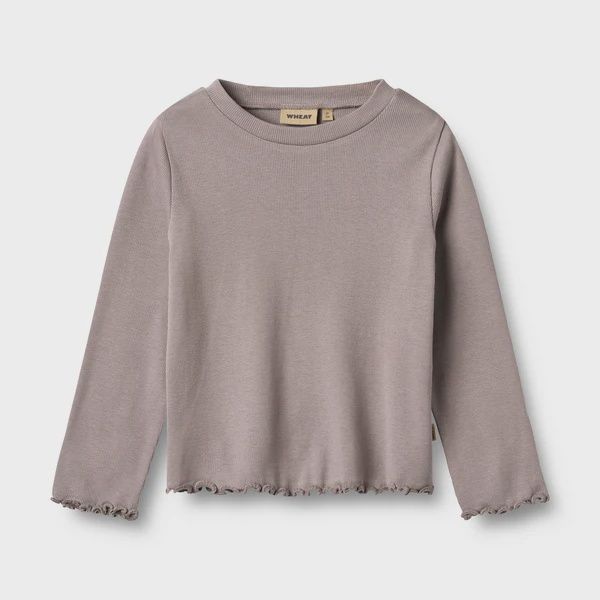 Wheat t-shirt long sleeve dusty purple