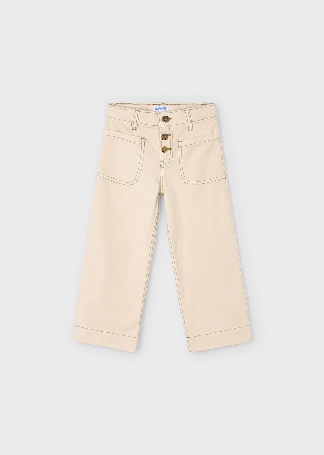Mayoral Twill Marine Pants/Almendra