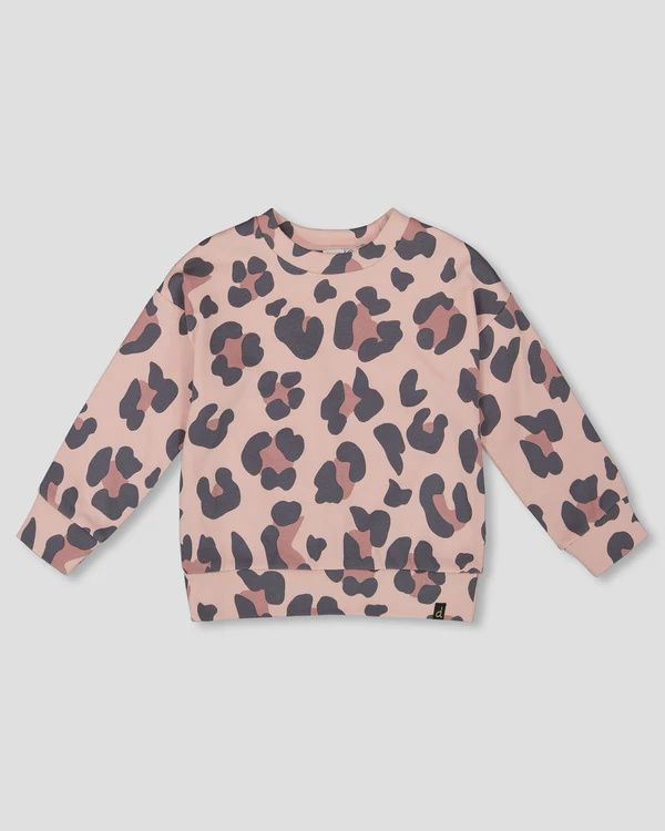 Printed Leopard Crewneck