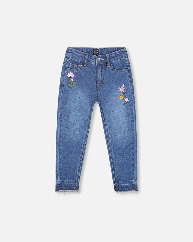 Deux Par Deux - Embroidered Jeans