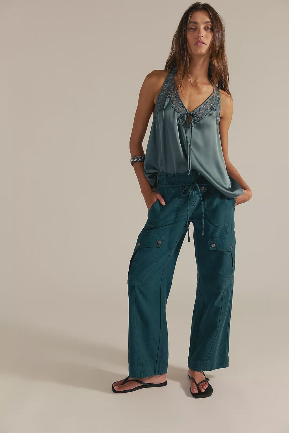 We The Free Park Ave Pants in Sea Moss