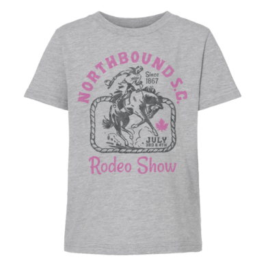 Northbound Kids Rodeo Show T-Shirt/Grey Heather
