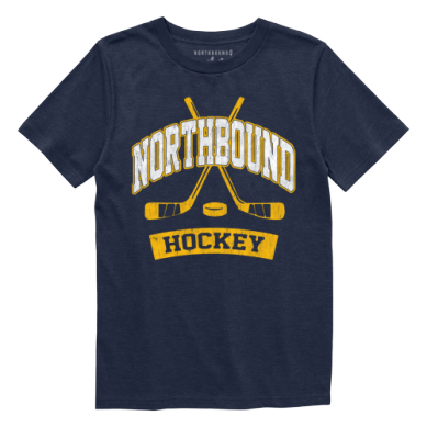 Northbound Kids Hockey T-Shirt/Navy