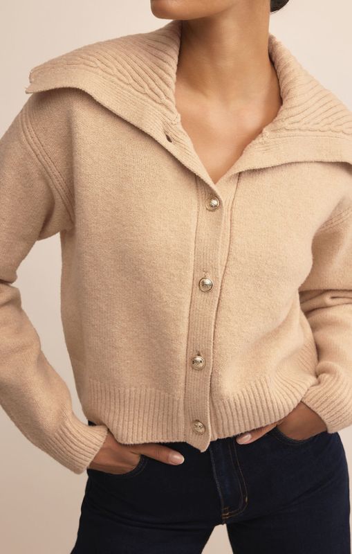 Z Supply Holmen Cardigan in Macaroon