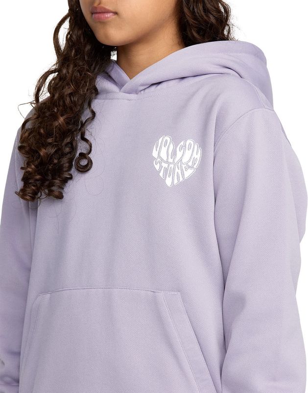 Volcom Hydro Fleece Hoodie in Lavender Aura