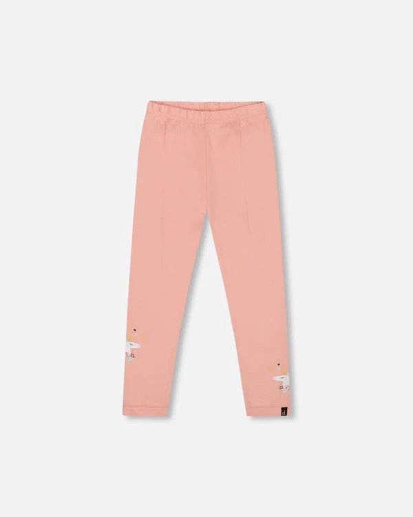 Rose Tan Leggings with Unicorn
